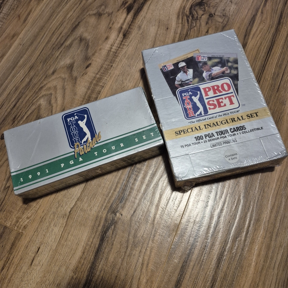 2 Sealed Boxes PGA Tour Cards